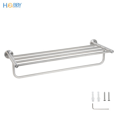 Giá treo khăn tắm quần áo đa năng inox 304 Hobby home decor GT4T
