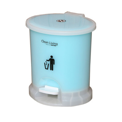 Thùng rác đạp trung Oval Duy Tân (30 x 26 x 35.5 cm) No.187 | TriTin