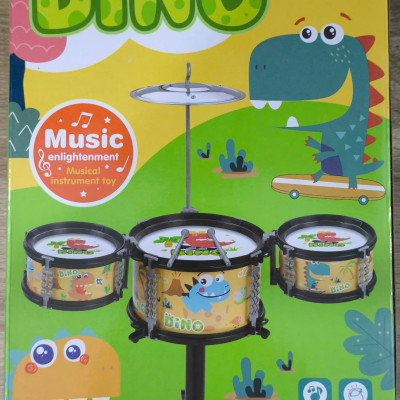 Bộ Đồ Chơi Trống Jazz 3 Trống Giúp Bé Cảm Thụ Âm Nhạc Sớm