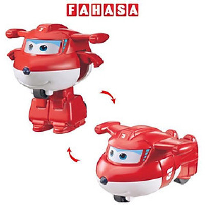Đồ Chơi Robot Biến Hình Cỡ Nhỏ - Jett Tia Chớp - Super Wings YW780010