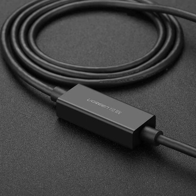 Ugreen UG20826US175TK 5M màu Đen Cáp tín hiệu nối dài USB 3.0 hỗ trợ nguồn MICRO USB - HÀNG CHÍNH HÃNG