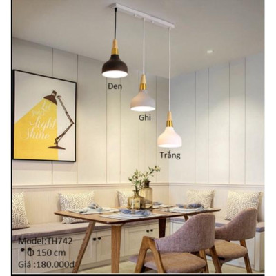 Đèn thả trần tô điểm bàn ăn,quán cafe,decor nhà phong thái hiện đại