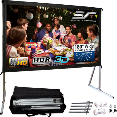 Màn Chiếu Elite Screens Dòng Yard Master 2, 135 inch Tỷ lệ Khung Hình 16:9 (Vùng hiển thị 168.1 x 299 cm) 1.3 Gain (OMS135H2) – Hàng Chính Hãng