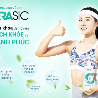[Size du lịch] Dung dịch vệ sinh phụ nữ Orasic 30g tinh chất lá trầu không dịu nhẹ từ thiên nhiên