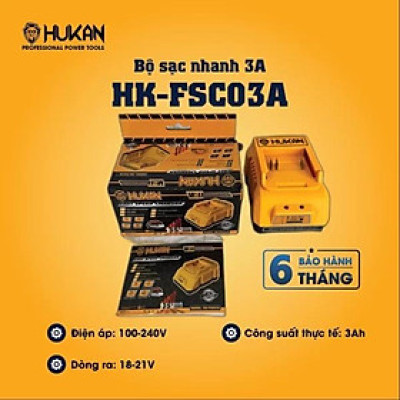 BỘ SẠC NHANH 3A HK-FSC03A HUKAN - HÀNG CHÍNH HÃNG