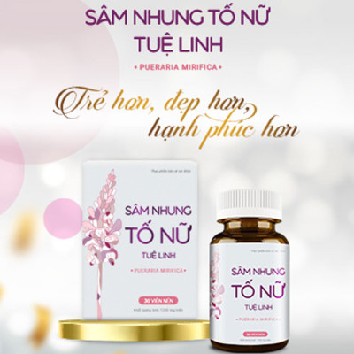 Sâm Nhung Tố Nữ Tuệ Linh (Hộp 30 Viên)