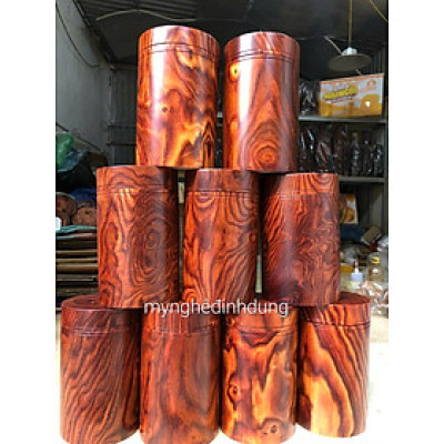 Hộp đựng trà ( chè) bằng gỗ trắc cao 20x11cm