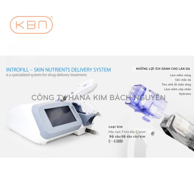 Máy Đưa Cấy Dưỡng Chất Vào Da Introfill Hàn Quốc
