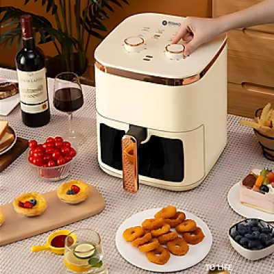Nồi Chiên Không Dầu 8 Lít Mishio MK391 - Dung Tích Khổng Lồ, Nướng Nguyên Con Gà, Giá Cực Rẻ - Hàng chính hãng
