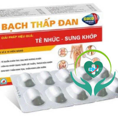BẠCH THẤP ĐAN  Gold Vinaphar - Hộp 30 viên -  Giảm đau mỏi xương khớp, tê bì chân tay