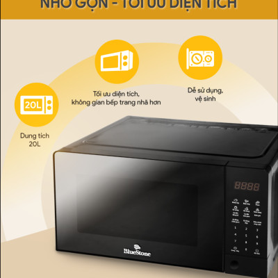 Lò Vi Sóng Điện Tử Bluestone MOB-7815 (20 Lít) - Hàng chính hãng