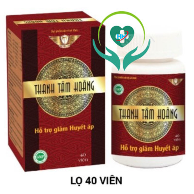 Viên uống Thanh tâm hoàng Vinh Thịnh Vượng VV, hộp 40v, giúp kiểm soát và ổn định huyết áp