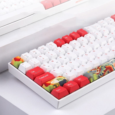 Bàn phím cơ không dây Newmen GM840 (Rồng & Hổ ) - Hàng Chính Hãng