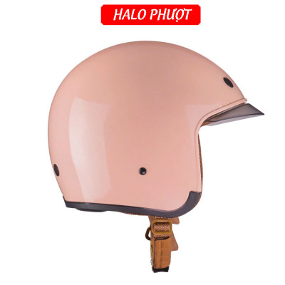 Mũ Bảo Hiểm Kính Âm Royal M139 Hồng Sữa, đủ size