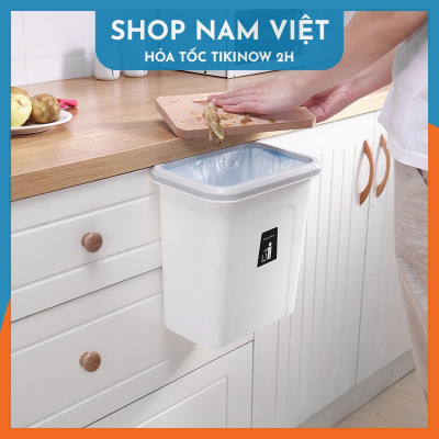 Thùng Rác Treo Cửa Tủ Có Nắp Đậy