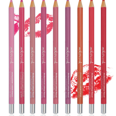 Chì Kẻ Môi Quyến Rũ Mik@Vonk Professional Lipliner Pencil Hàn Quốc #09 Màu đỏ tặng kèm móc khoá - 1 cây