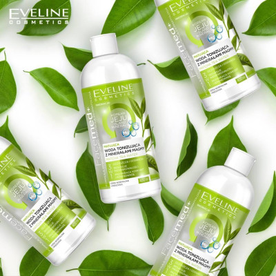 [Secret Gift] Nước hoa hồng kiềm dầu khoáng chất Magma Eveline Facemed 400ml