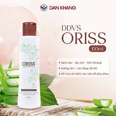 Dung dịch vệ sinh phụ nữ Oriss chiết xuất trầu không kháng khuẩn khử mùi làm sạch dịu nhẹ 150ml