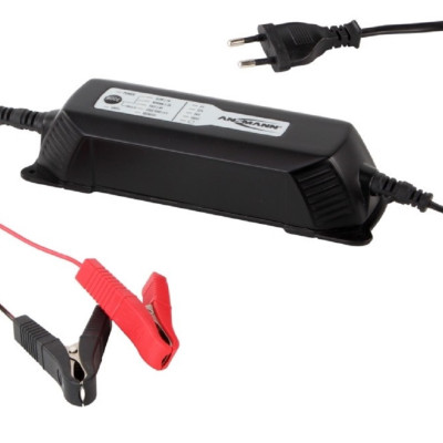 Bộ sạc Acquy đa năng ANSMANN ALCT 6-24V/4, Tặng kèm đèn đeo đầu ANSMANN HD5 - Hàng Nhập Khẩu