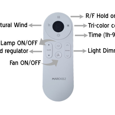 Quạt trần MARC KEEZ A-04 - Hàng chính hãng