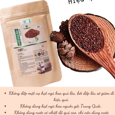 Ngũ hoa hạt thiên nhiên MẸ KEN 100G - ngũ hoa đắp mặt, mặt nạ ngũ hoa hạt, hạt đình lịch