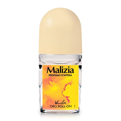 Lăn khử mùi hương vani  Malizia Vanilla 50ml (nữ) tặng kèm móc khóa
