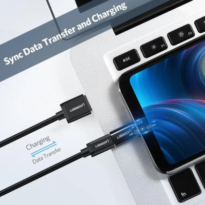 Ugreen UG30391US157TK Màu Đen Đầu chuyển đổi TYPE C sang MICRO USB vỏ nhựa ABS - HÀNG CHÍNH HÃNG