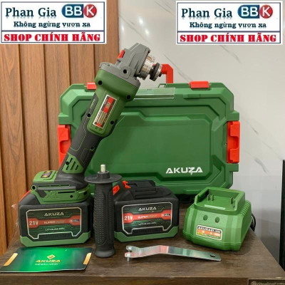 Máy Mài Pin AKUZA 01BL Cao cấp - Không chổi than có chỉnh lực điện tử, Pin 15 cell x2 - Bảo hành chính hãƞg