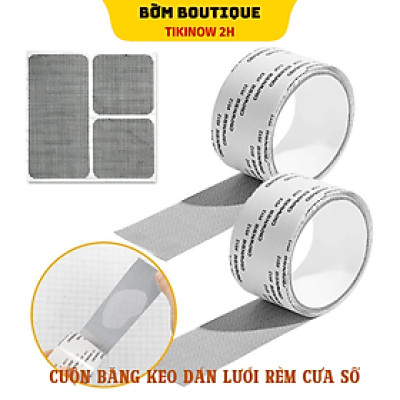 Băng Keo Lưới Chống Muỗi Dán Cửa Sổ, Rèm Cửa 2mx5cm