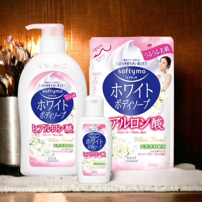 Sữa Tắm Dưỡng Trắng Mịn Da Kosé Softymo Hyaluronic Acid Body Soap (600 mL)