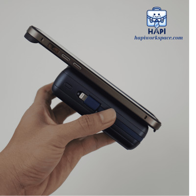 Sạc dự phòng hàng chính hãng WiWU Trunk Series 5-in-1 Wi-PP04, cáp C/L, sạc không dây 15W