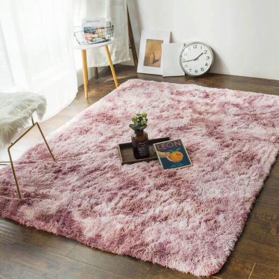 THẢM LÔNG TRẢI SÀN lông xù 2m x 1m6 ( giao mầu ngẫu nhiên ) tặng kèm 1 thảm lau chân