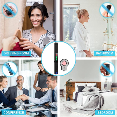 Máy Dò Phát Hiện Theo Dõi Camera, GPS, Định Vị Detector SF18 - Hàng Nhập Khẩu