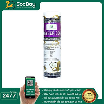 Lõi CBC Nano Geyser, Lõi lọc nước số 3 máy UF, NANO - Hàng Chính Hãng