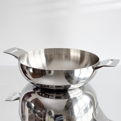 Chảo lẩu inox 316 đúc liền khối Hàn Quốc CIC6620 size 26cm kèm vung kính