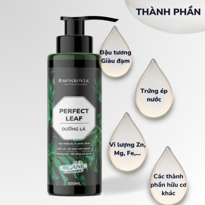 Combo phân bón toàn diện MONROVIA hữu cơ giúp cây khỏe, lá xanh mướt cho cây cảnh, dung tích 1.5l
