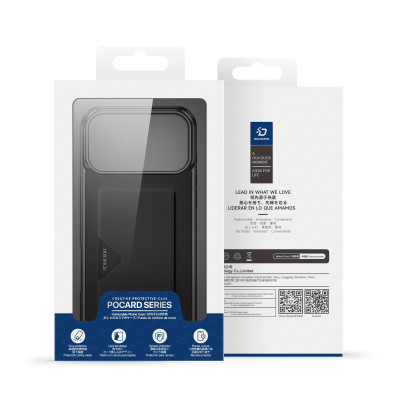 [Iphone 17] Ốp Lưng Mỏng Nhẹ Có Khe Đựng Thẻ cho Iphone 17 Pro max/ 17 Pro Dux Ducis Pocard_ Hàng chính hãng