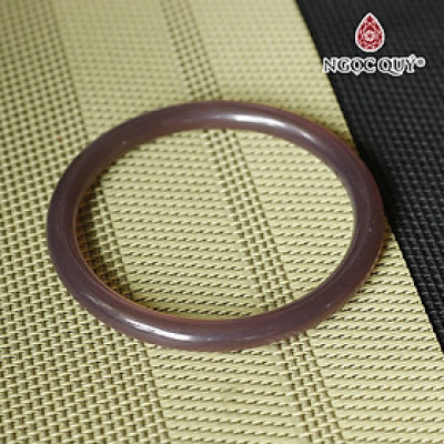 Vòng tay chalcedony tím bản tròn (bản 6-7mm) - Ngọc Quý Gemstones