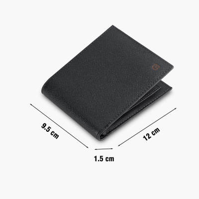 Ví Da Chính Hãng Bóp Nam Hàng Hiệu GENCE C10 Da Bò Cao Cấp Màu Đen Dáng Ngang