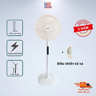 Quạt lửng Mitomo FCE-60AE có điều khiển từ xa, hẹn giờ, màn hình LCD với 3 chế độ gió hàng chính hãng- Bảo hành 2 năm