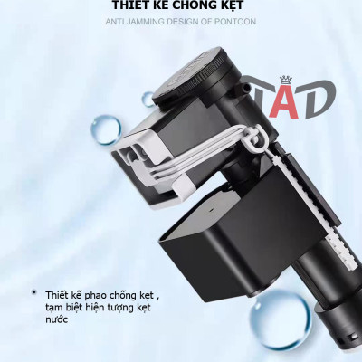 Cọc Phao Nước (Cọc Cấp, Van Phao) Dùng Cho Bồn Cầu - FILTER CAESAR (Dùng Cho Cả Két Rời Và Két Liền Khối)