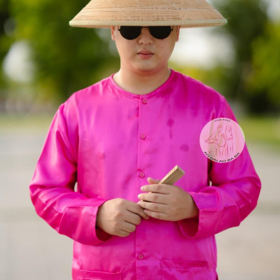 BIGSIZE Bộ bà ba phi bóng hồng cánh sen - Có bộ bà ba Bigsize- may sỉ bà ba toàn quốc - May bộ bà ba theo yêu cầu