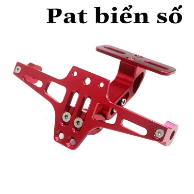 Pát Gập Biển Số Nhôm Hợp Kim Siêu Đẹp, Chống Rung, Hàng Dày Lắp Cho Các Loại Xe Máy