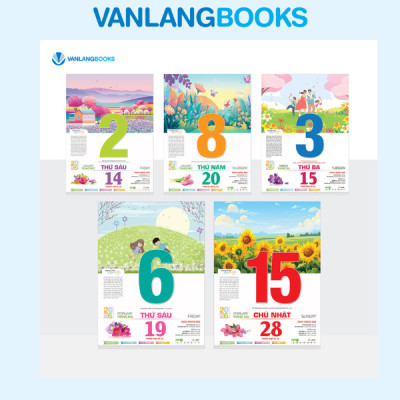 Lịch 2026 Bloc Siêu Cực Đại – Chủ Đề Thông Điệp Cuộc Sống | Lịch Tết Treo Tường Cao Cấp Vanlangbooks | Mã: VL02