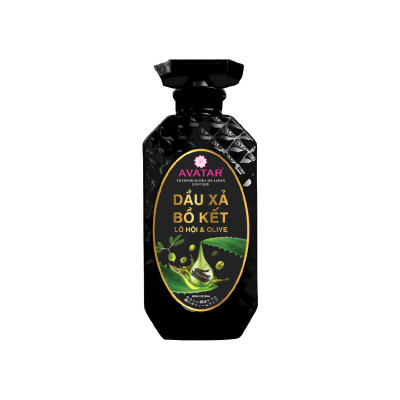Dầu Xả Phục Hồi Tóc Suôn Mượt Avatar Chiết Xuất Bồ Kết Lô Hội Và Olive 600mL