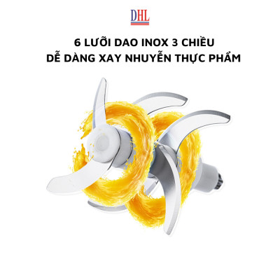 Máy xay tỏi ớt đa năng, xay thịt ăn dặm cho bé Mitomo MT-300 hàng chính hãng