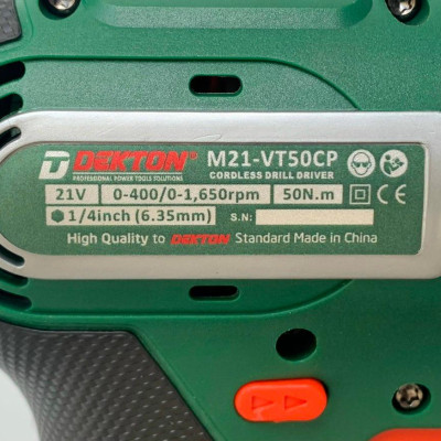 MÁY SIẾT VÍT CẤP TRƯỢT DÙNG PIN 21V DEKTON M21-VT50CP - HÀNG CHÍNH HÃNG