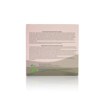 Combo 2 hộp Trà Xanh và Trà Đen Shan tuyết Cổ thụ Organic (búp)