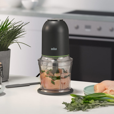 Máy xay thực phẩm đa năng Braun CH3011BK Hàng Chính Hãng