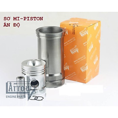 Cụm Piston - Xy lanh máy Yanmar Kubota Misubishi TS50 TS70 TS155 TS180 ER40 ER50 RK95 RT140 EV2400 EV2600 ER2200 ER2500